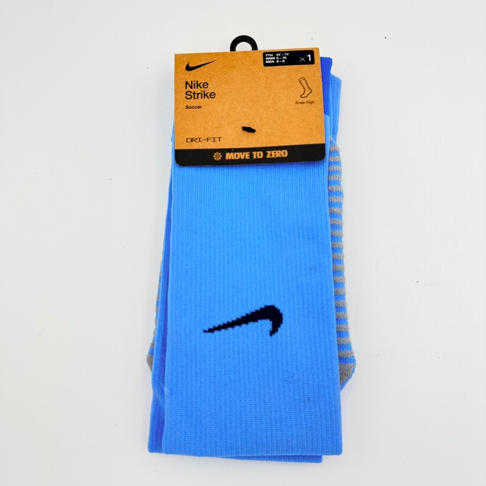 Nike Strike Soccer Knee-High Socks University Blue Dry-Fit FQ8253-412 Medium New